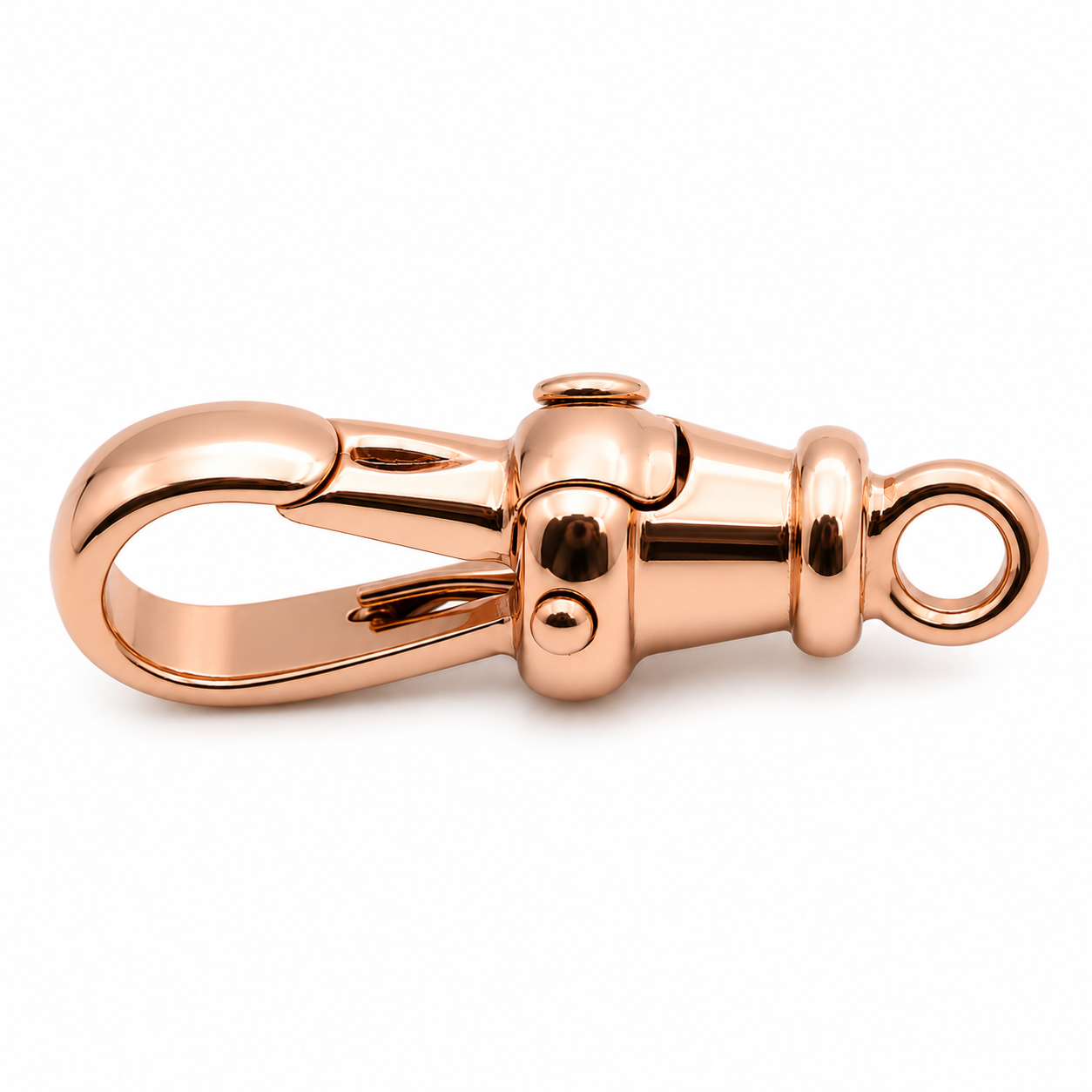 Genuine 9k 9ct 375 Yellow or Rose Gold Rotates Albert Swivel Clasp 23mm Size