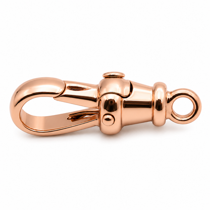 Genuine 9k 9ct 375 Yellow or Rose Gold Rotates Albert Swivel Clasp 23mm Size