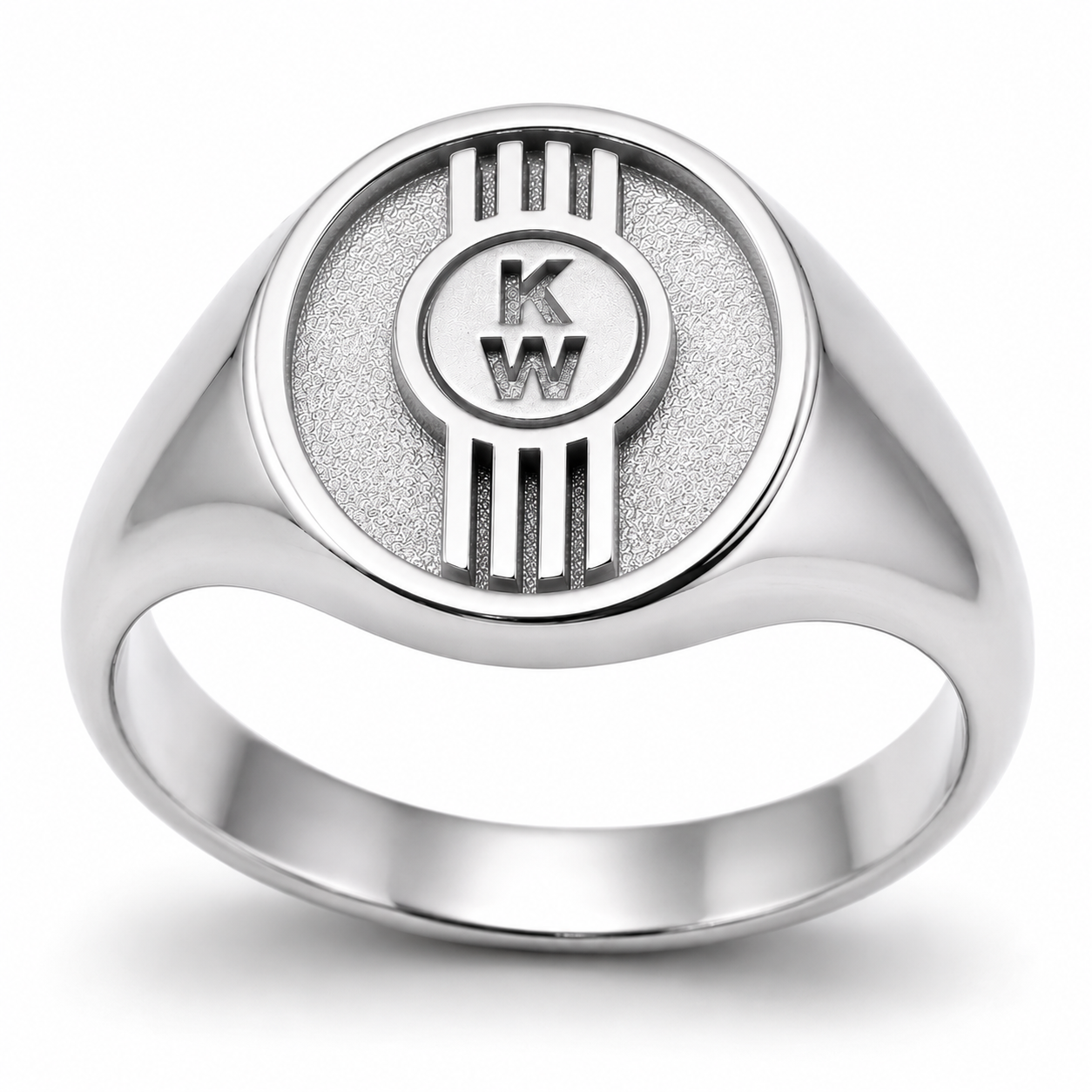 Genuine 9ct 9K 375 Yellow, Rose or White Gold Solid Heavy Custom Made ID Initial Ring