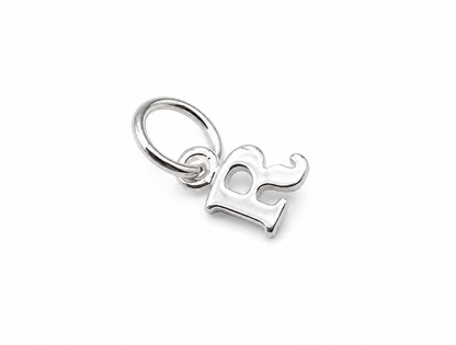 Sterling Silver 925 Capital Initials Letter Personalised Tiny Pendant Charm A to Z