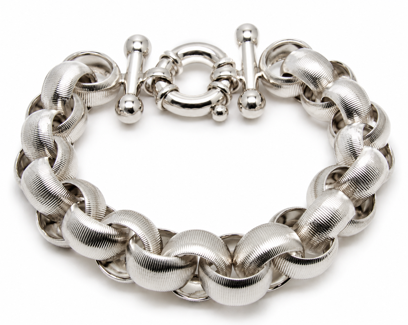 Kaedesigns Genuine 9ct 9k 375 Yellow, Rose or White Gold Full Solid Belcher Bracelet 21cm
