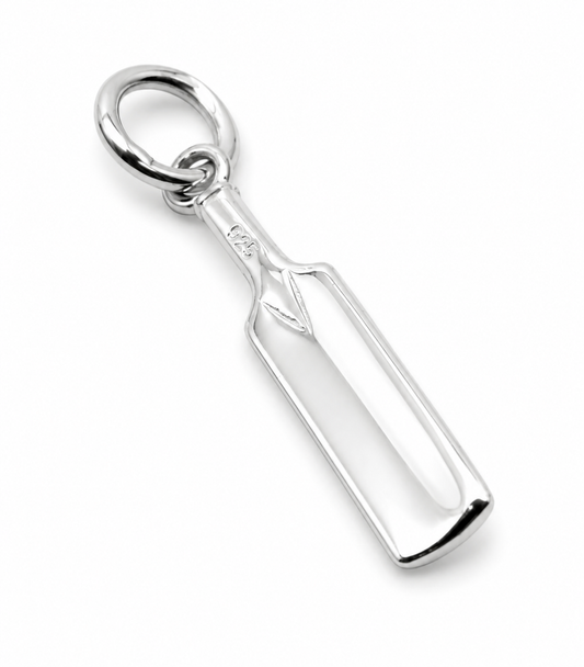 Kaedesigns Sterling Silver 375 Solid Small Cricket Bat Pendant or Charm