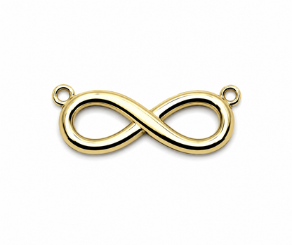 Kaedesigns New 9ct Yellow Or Rose Or White Gold Infinity Love Pendant