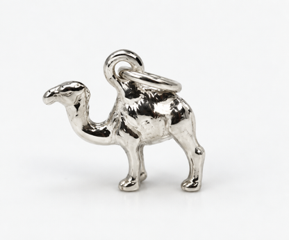 Sterling Silver 925 Camel Pendant Charm