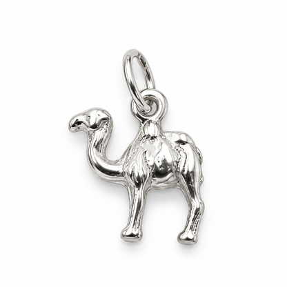 Sterling Silver 925 Camel Pendant Charm