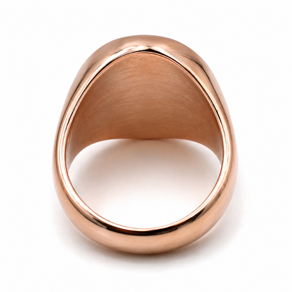 Genuine 9ct 9k 375 Yellow, Rose or White Solid Oval 12mm x 14mm Heavy Signet Ring in your size (Copy)