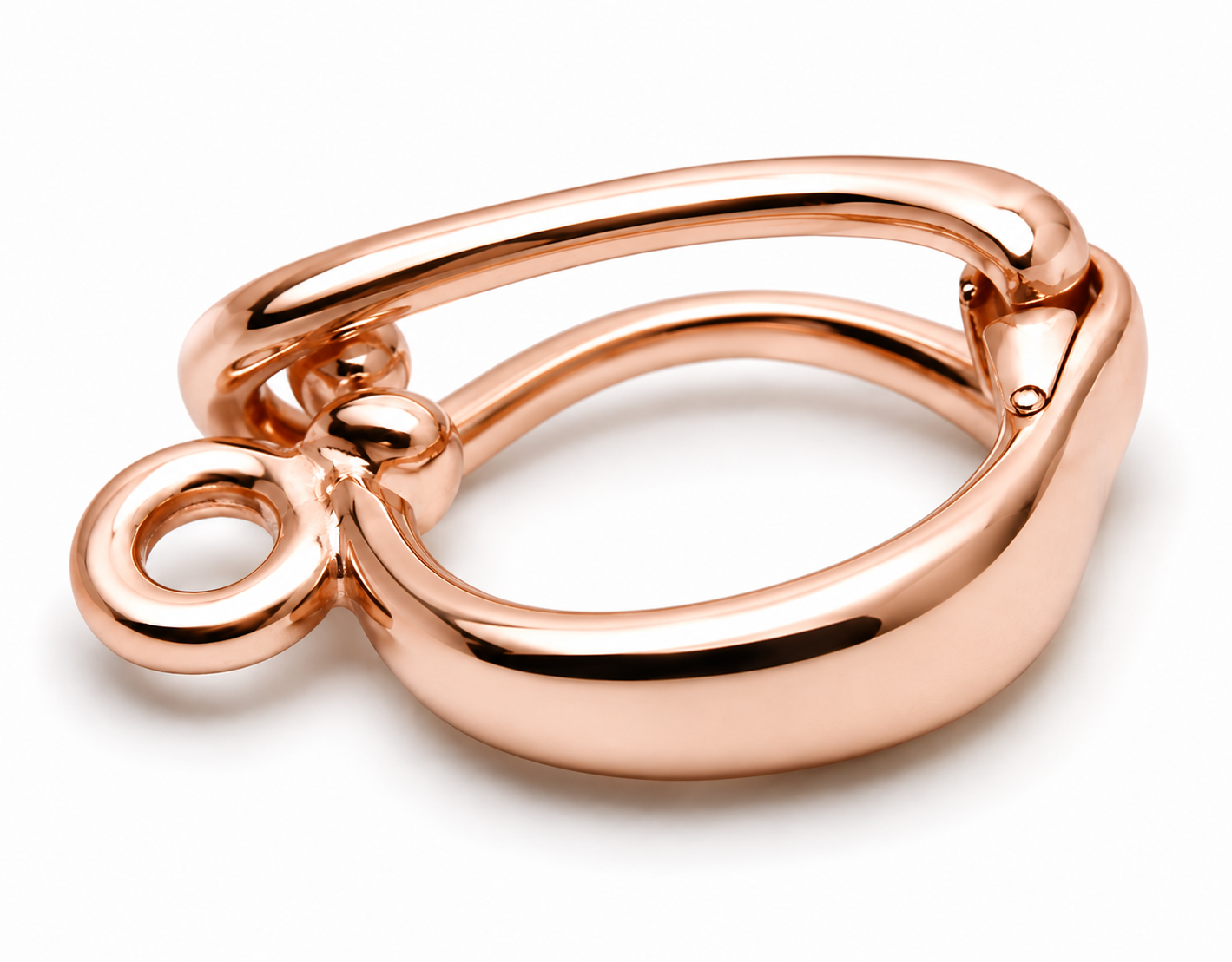 Genuine 9ct 9K 375 Yellow or Rose Gold 11mm Pearl Enhancer Bail Clasp