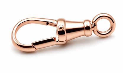 Genuine 9ct 9k 375 Solid Yellow or Rose Gold Dog Clip Albert Swivel Clasp 26mm Large Size