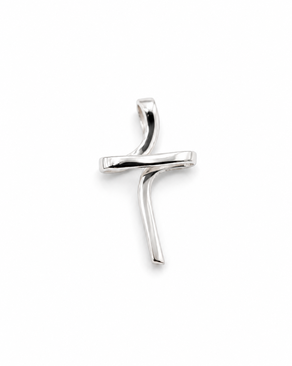 Kaedesigns Delicate Small Modern 9ct 375 Yellow, Rose or White Gold Cross Crucifix Pendant