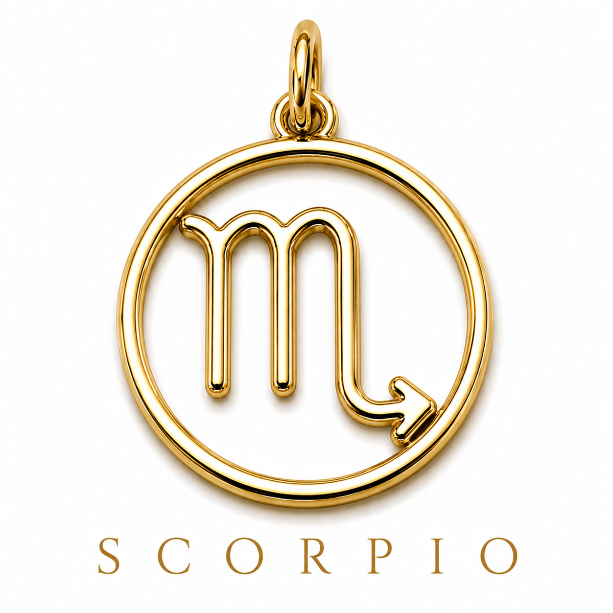 Genuine 9ct 9k 375 Yellow, Rose or White Gold Modern ALL Zodiacs Zodiac Pendant