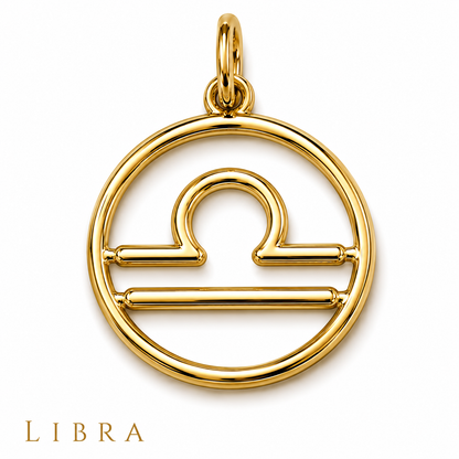 Genuine 9ct 9k 375 Yellow, Rose or White Gold Modern ALL Zodiacs Zodiac Pendant