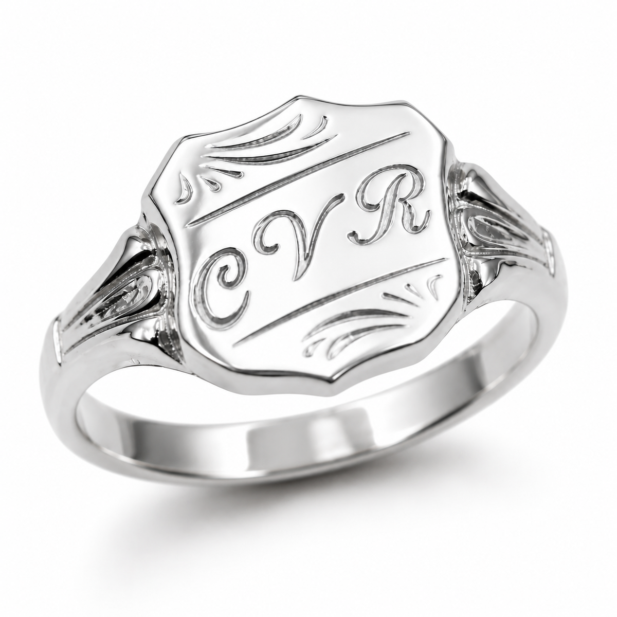 Kaedesigns, Genuine 9ct 9k 375 Solid Gold Large Signet Ring In Your Size - Engraving included