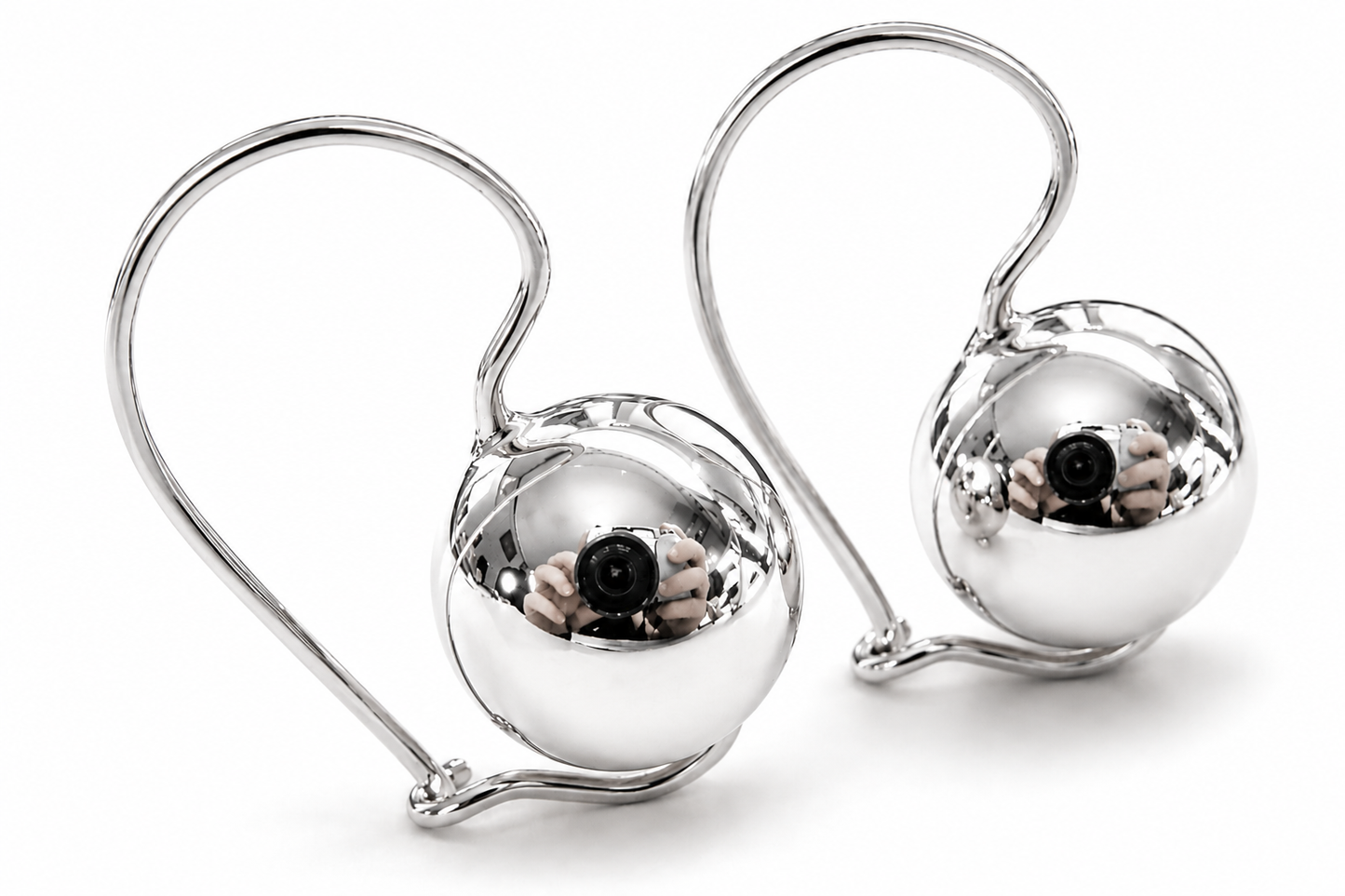Kaedesigns 9ct 9kt 375 Yellow, Rose or White Gold 10mm Euro Ball Drop Earrings