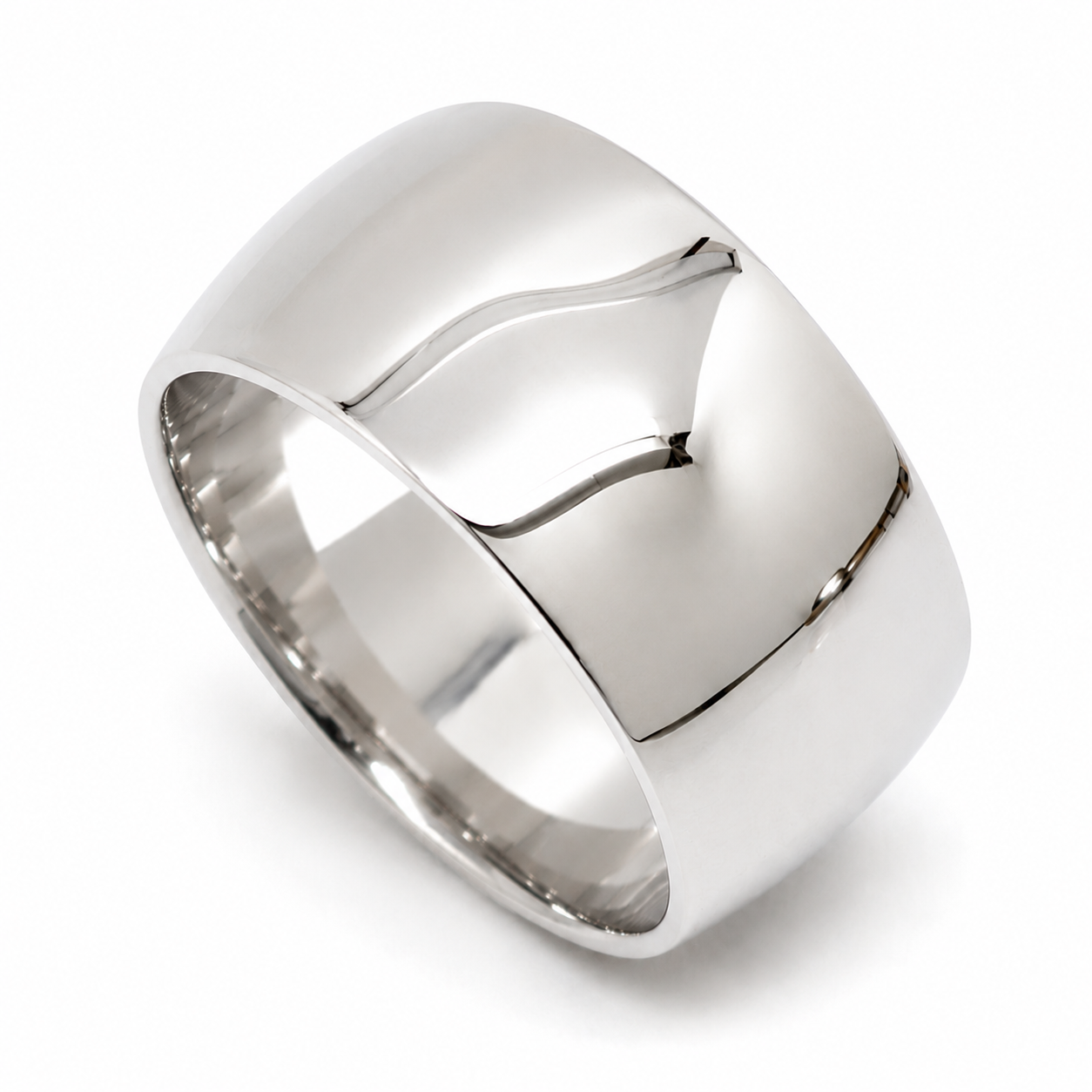 Genuine Solid 9ct 9k 375 Yellow, Rose or White Gold 8mm Wide Ring - Choose your ring size D to H