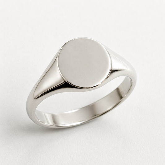 Genuine Sterling Silver 925 Signet Ring 9mm x 7mm - In your ring size
