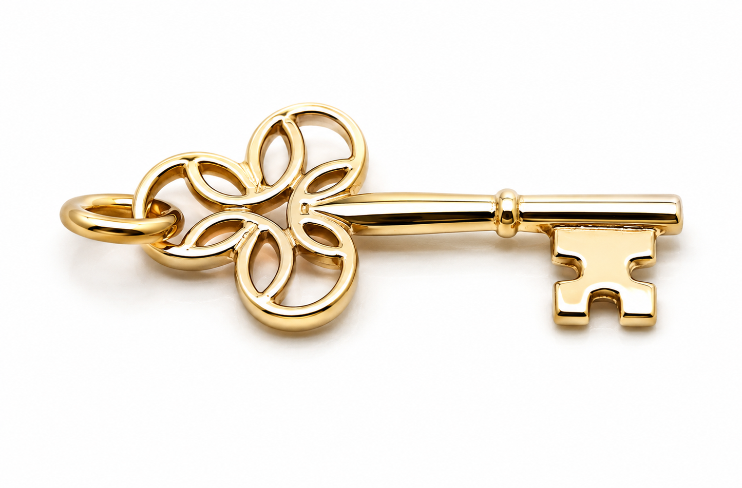 Genuine 9ct 9k 375 Yellow, Rose or White Gold Solid 21st Or 18th Key Pendant Charm