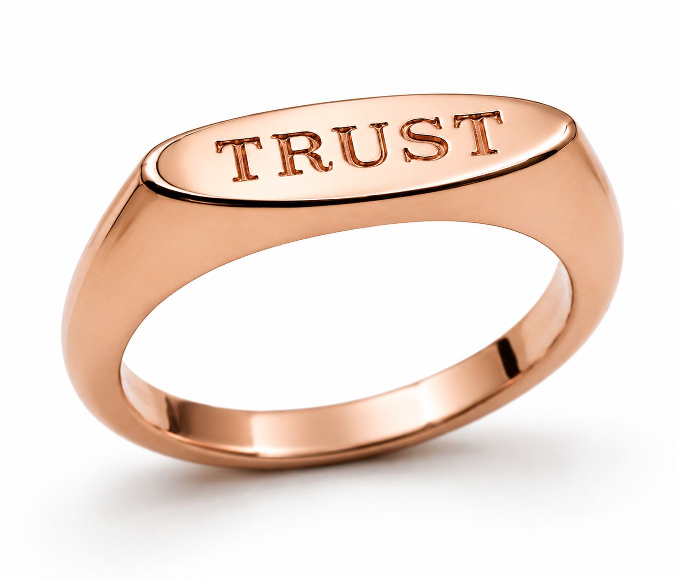 Genuine Solid 9ct 9K 375 Yellow, Rose or White Gold Signet Ring Engraved Initials or Numbers