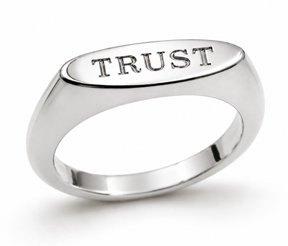 Genuine Solid 9ct 9K 375 Yellow, Rose or White Gold Signet Ring Engraved Initials or Numbers