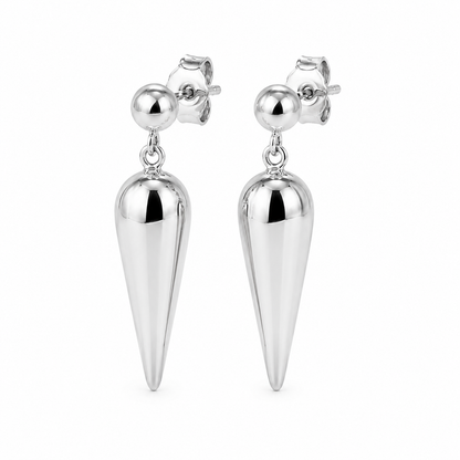 Kaedesigns Genuine 9ct 9kt 375 Solid Yellow, Rose or White Gold Half Teardrop Stud Earrings
