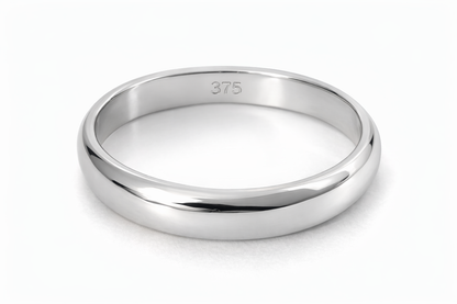 Size Z Kaedesigns New Genuine 9ct Yellow, Rose or White Gold Full Solid 3.3mm Wedding Ring