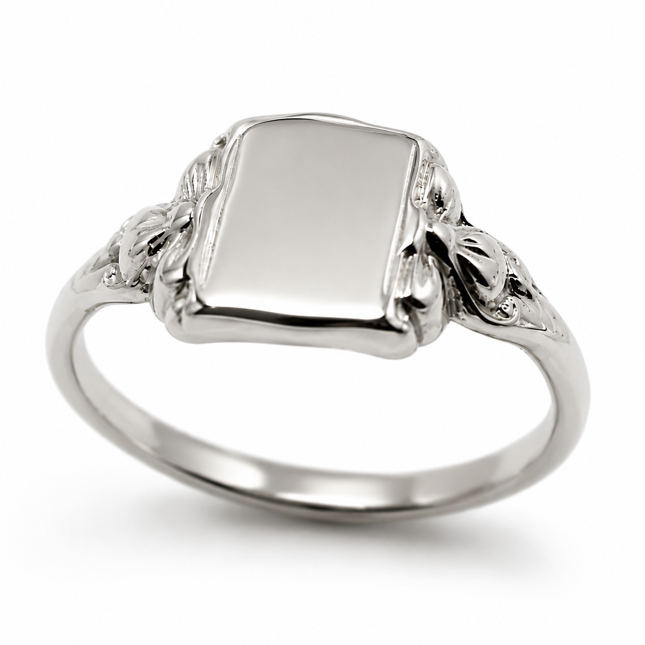 Kaedesigns, Genuine Solid 9ct 9kt Genuine Solid Yellow, Rose or White Gold Signet Ring in your size