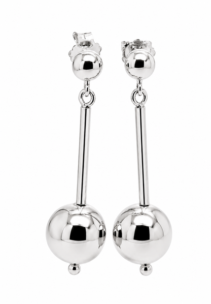 Genuine 9ct 9K 375 Yellow, Rose or White Gold 12mm Euro Full Ball Stud butterfly backs Earrings