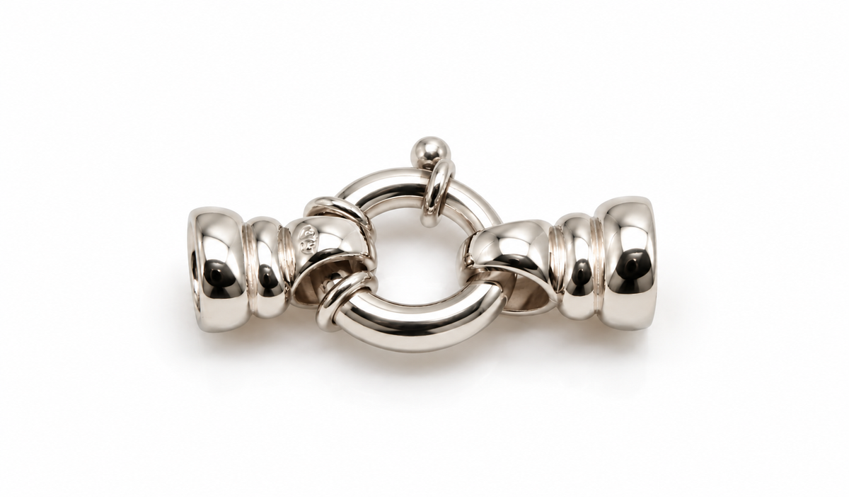 11mm 9ct Gold Bolt Ring Clasp with Ends – Yellow, Rose or White Gold