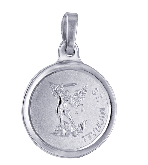 Archangel michael 2025 necklace silver