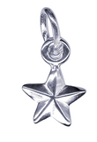 Genuine Tiny Very Small Sterling Silver 925 or 9ct Yellow, Rose or White Heart Charm Pendant