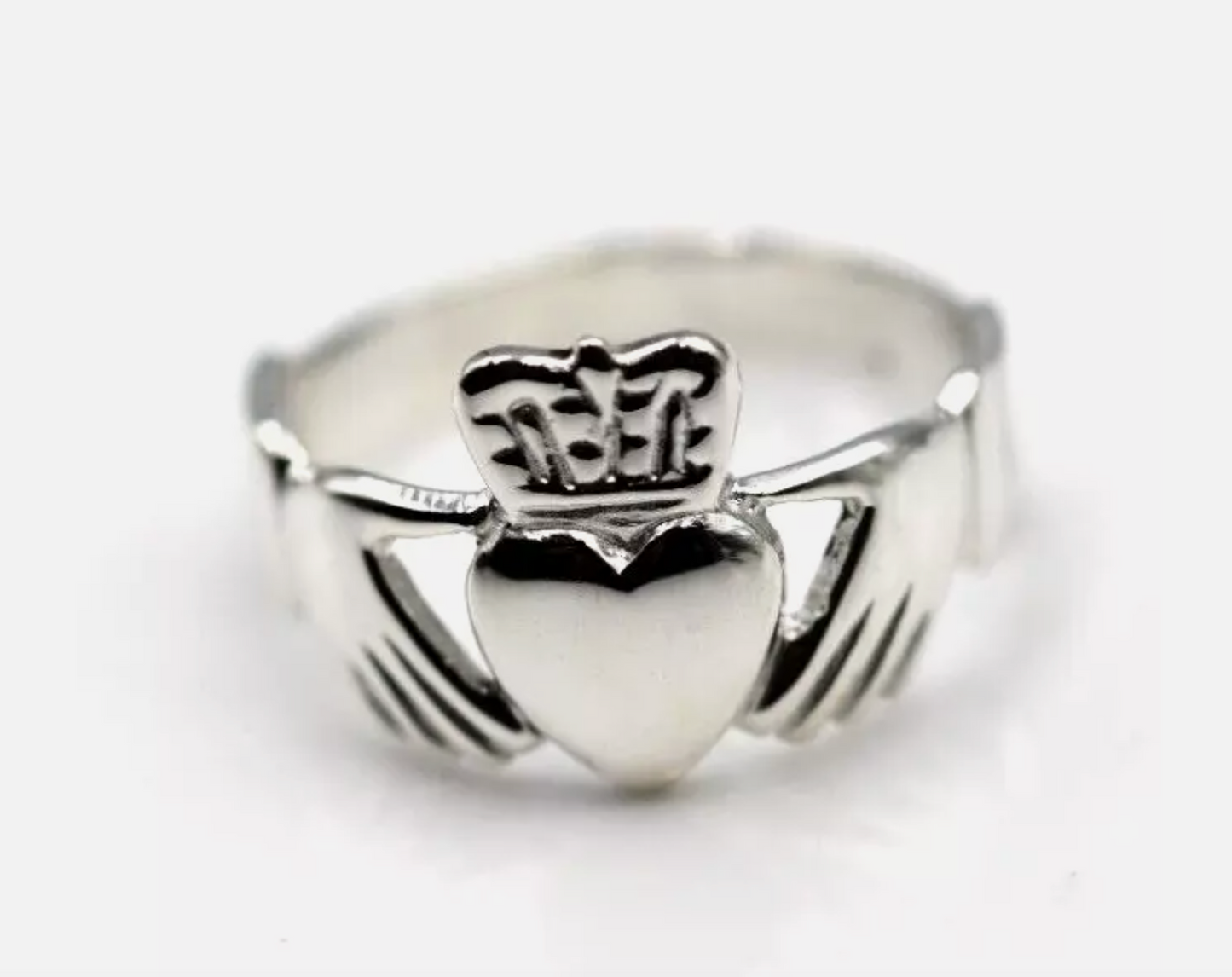 Size T New Genuine Solid 9ct 9kt Heavy Yellow, Rose or White Gold Extra Large Irish Claddagh Ring