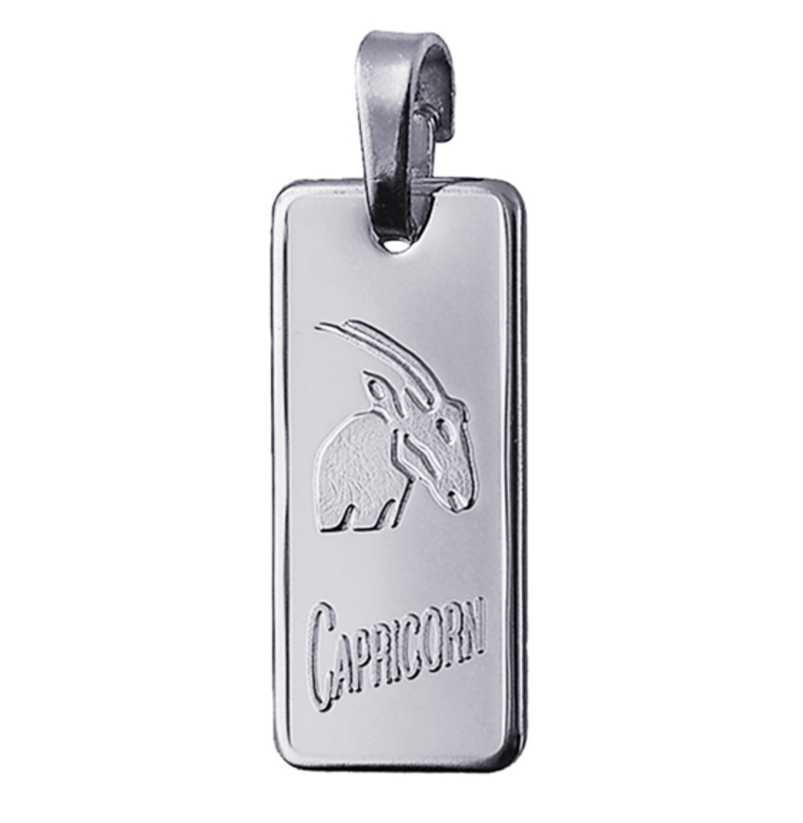 Genuine Fine Silver 2oz Rectangle Zodiac Pendant - All star signs available