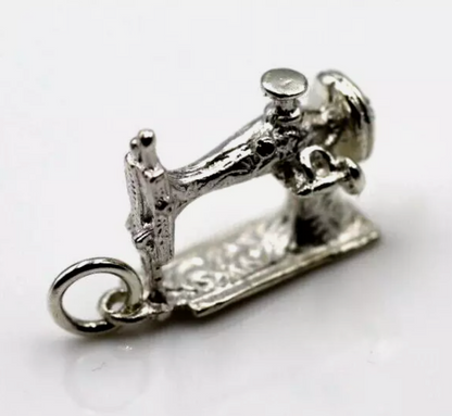 Kaedesigns New Sterling Silver 925 Sewing Machine Charm Pendant