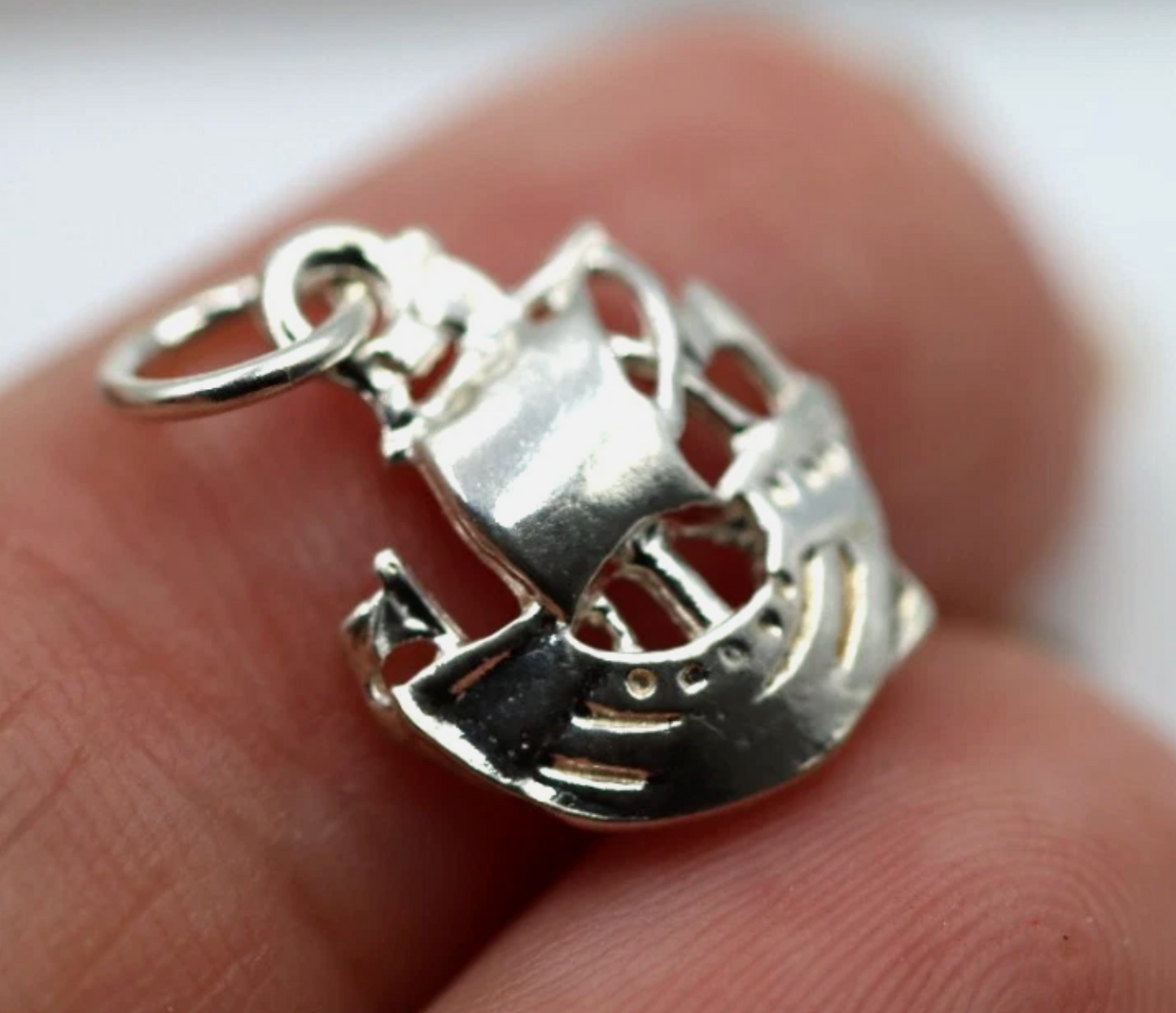 Kaedesigns Sterling Silver Sailing Boat Ships Ship Pendant / Charm