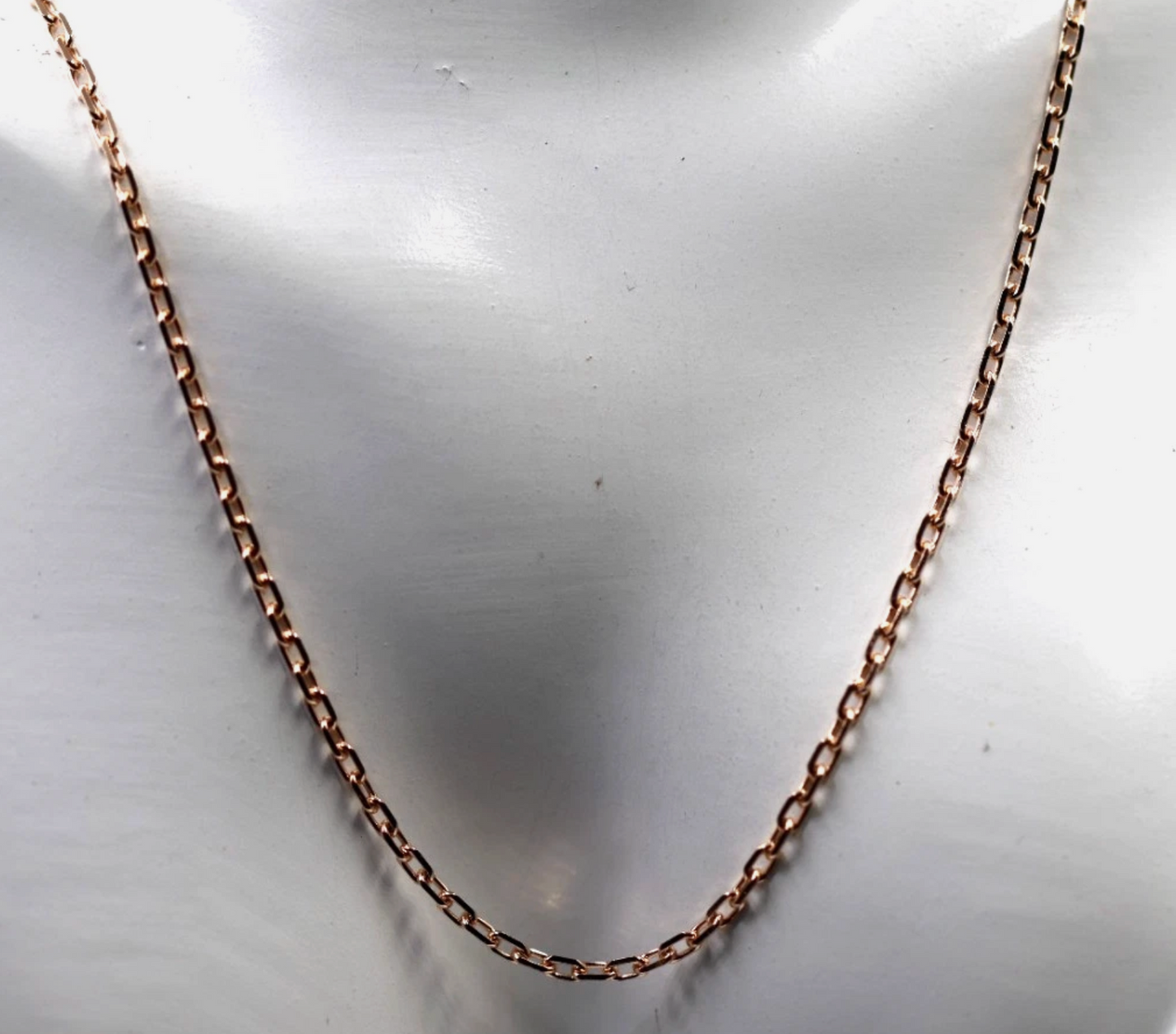 Genuine 9ct 9k 375 Yellow Gold Diamond Cut Anchor 2mm- Choose from 40cm, 45cm, 50cm and 60cm