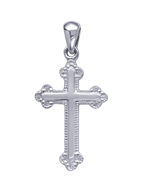 Kaedesigns Genuine Sterling Silver 925 Cross Pendant 23mm x 15mm