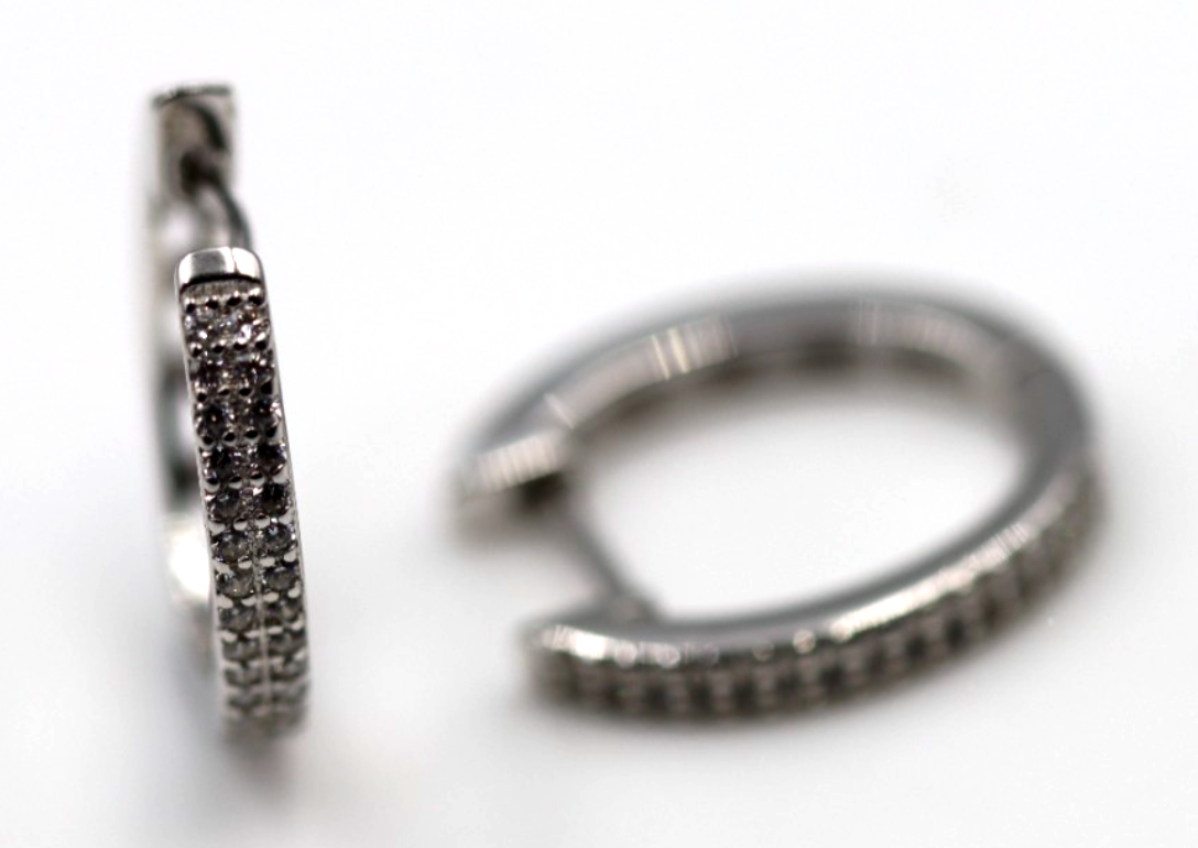 Genuine Sterling Silver 925 Oval Hoop 16mm x 18mm Earrings