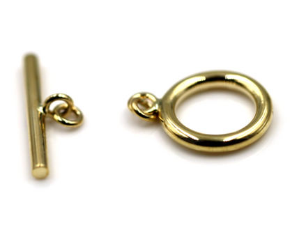 Genuine 9ct Yellow Gold 375  T-bar Toggle Set with Chain Polished