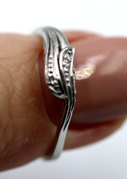 Size N 1/2 Genuine Sterling Silver 925 Dress Ring