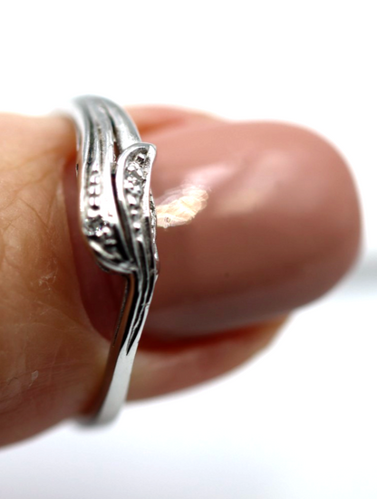 Size N 1/2 Genuine Sterling Silver 925 Dress Ring