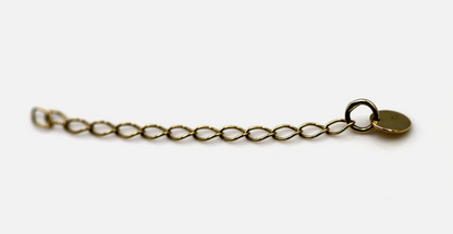 Genuine 9k 9ct Yellow Gold 375 2.5mm wide Safety Chain 4.5cm