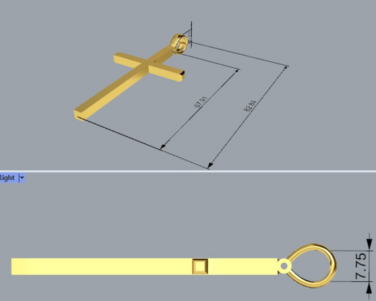 Genuine Heavy 14ct 14kt 585 Yellow Gold Crucifix Cross Pendant