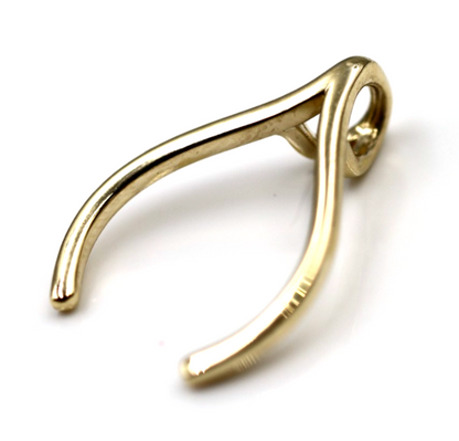 Kaedesigns Genuine 9ct 9k 375 Large Genuine Yellow, Rose Or White Gold Horseshoe Ring Holder Pendant