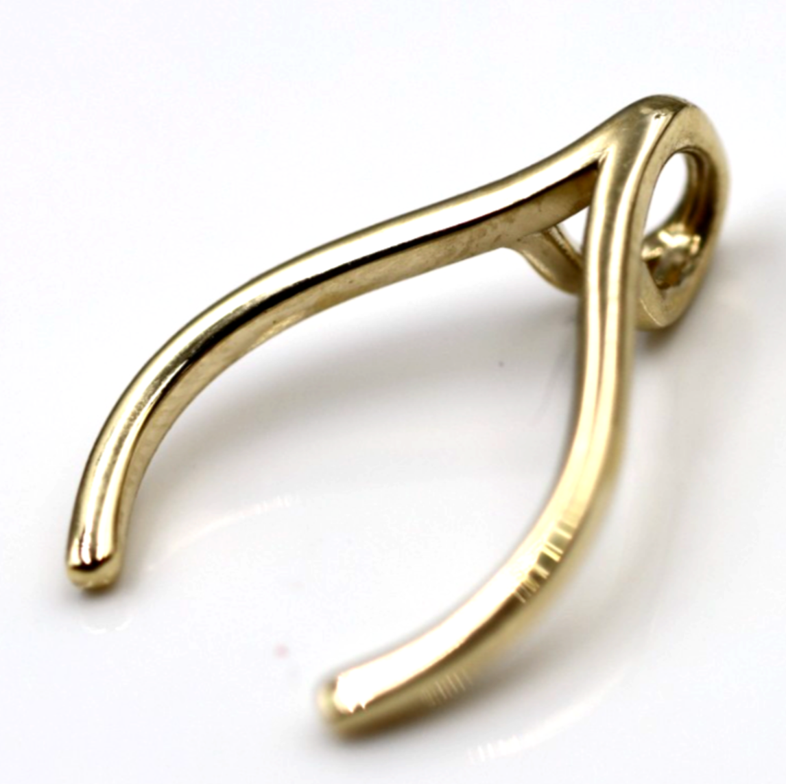 Kaedesigns Genuine 9ct 9k 375 Large Genuine Yellow, Rose Or White Gold Horseshoe Ring Holder Pendant