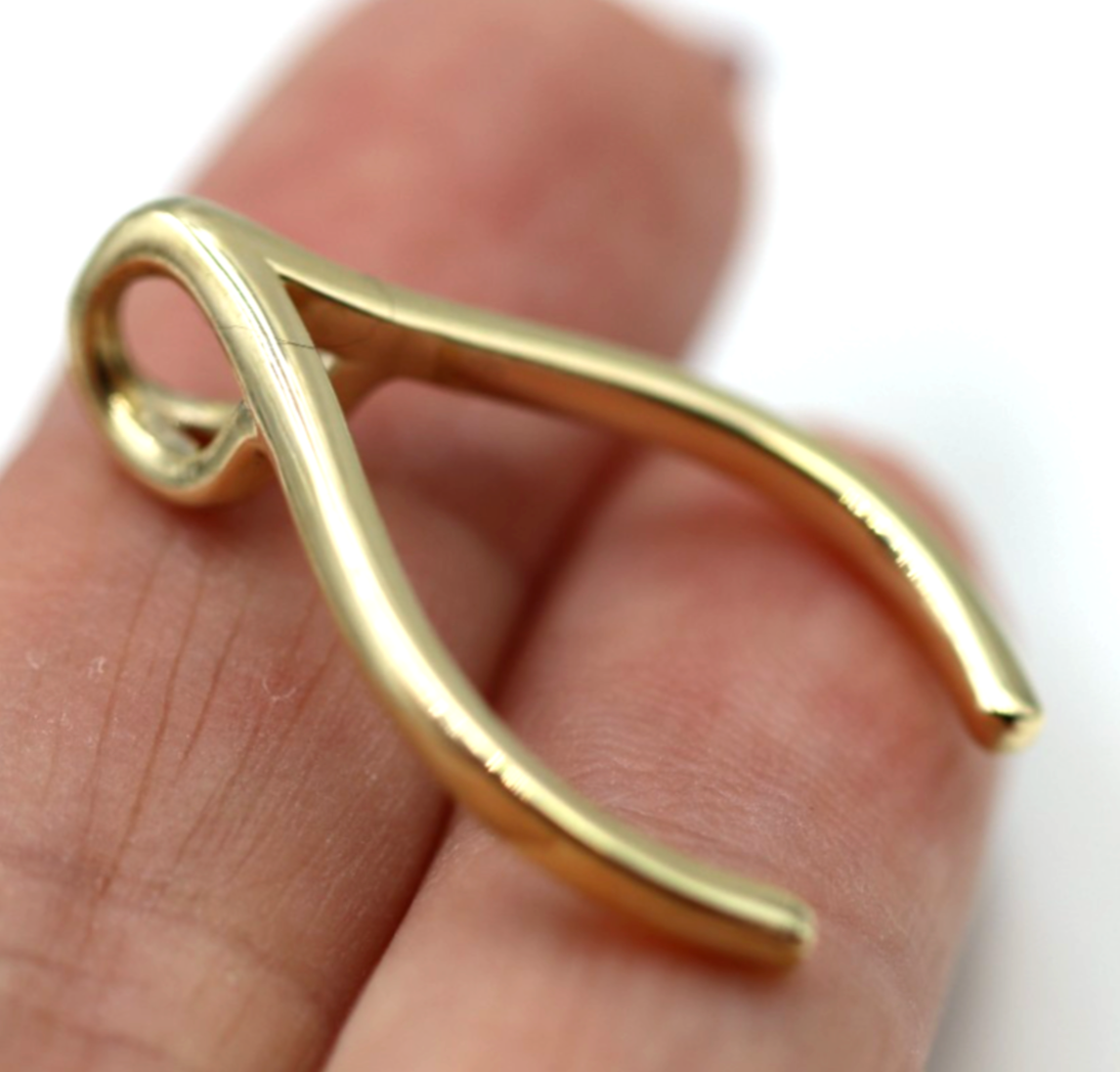 Kaedesigns Genuine 9ct 9k 375 Large Genuine Yellow, Rose Or White Gold Horseshoe Ring Holder Pendant