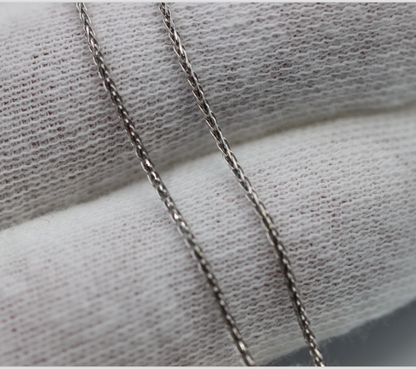 18ct 18K White Gold Fine Spiga Wheat Chain Necklace 3.1grams 55cm