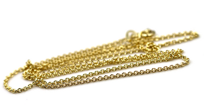 Genuine 9ct 9k 375 Yellow Gold Cable / Belcher Chain Necklace  - Various lengths