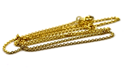 Genuine 9ct 9k 375 Yellow Gold Cable / Belcher Chain Necklace  - Various lengths