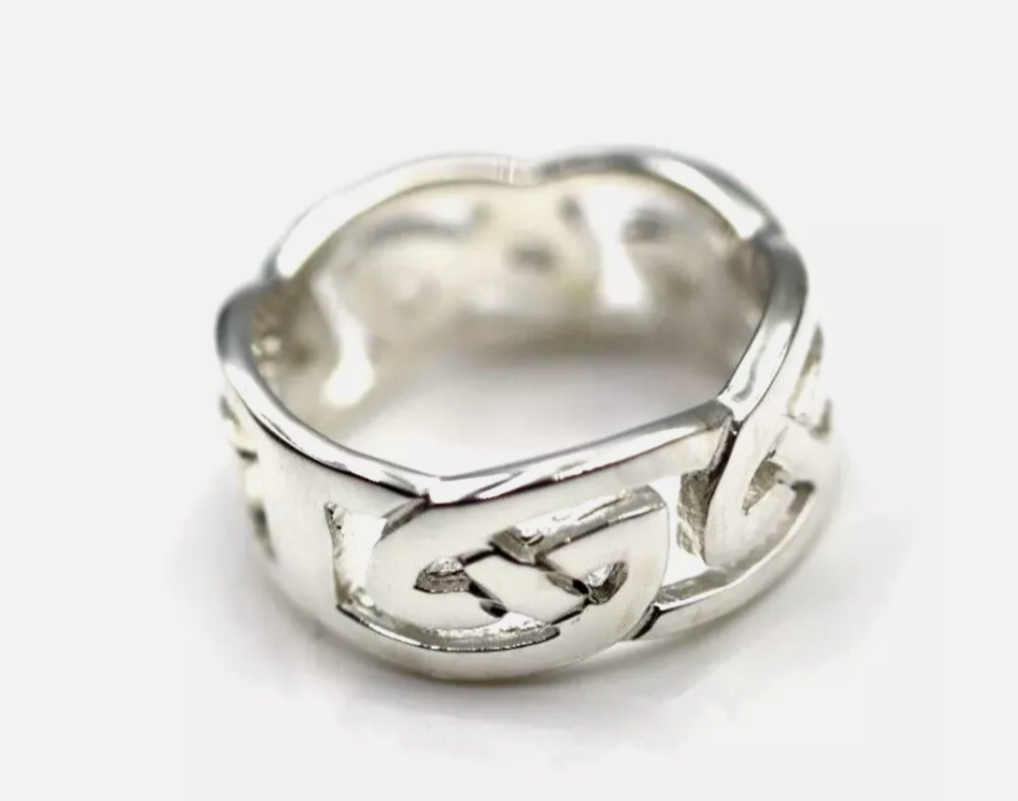 Kaedesigns GenuineSolid New Sterling Silver 925 Large Celtic Ring