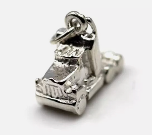 Genuine Sterling Silver 925 Prime Mover Truck Pendant / Charm