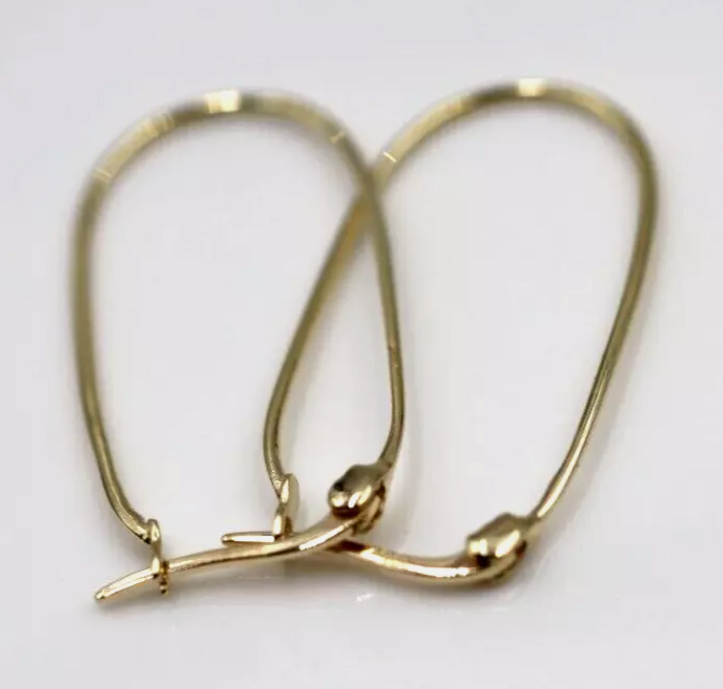 Kaedesigns New Genuine 9ct 9K Yellow or Rose Gold Large Hook Earrings